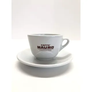 Mauro Caffé Cappuccino Tassen mit Untertasse 6er Set