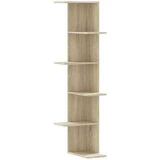 vidaXL Eckregal 36,5 x 36,5 x 140 cm Braun