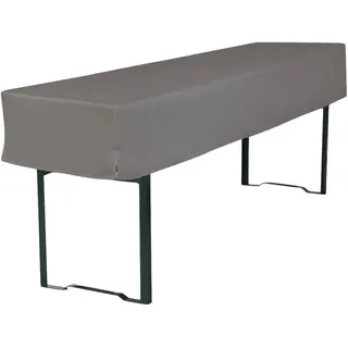 TexDeko Biertischhusse Premium Anthrazit 220 x 70 x 30 cm