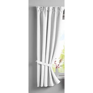 Gardinenbox NewYork verdeckte Schlaufen 140 x 160 cm weiß