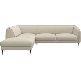 FLEXLUX Ecksofa Belle Designsofa, L-Form, B/T 268/209 cm, Skandinavisches Design, In hochwertiger Verarbeitung grün