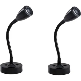 2 Stück 3-w-led-spot-leselampen Mit Einstellbarem Schalter, Wand- Und Nachttischlampen, Innenbeleuchtung Für Wohnmobile, 3000 K