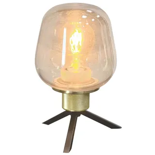 Steinhauer Nachttischlampe Messing Amber 2 St.