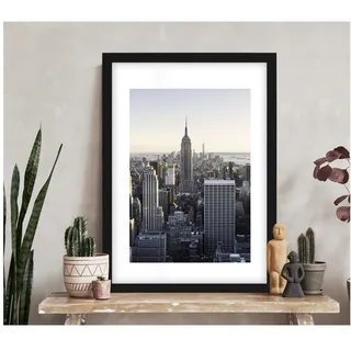 Pix FRAMES Bilderrahmen 15x21 cm (A5) - Holz Fotorahmen - Schwarz | Holzbilderrahmen mit Plexiglas - Bilderrahmen Holz zum Aufhängen - Wooden Picture Frame - Photo Frame zum Aufstellen