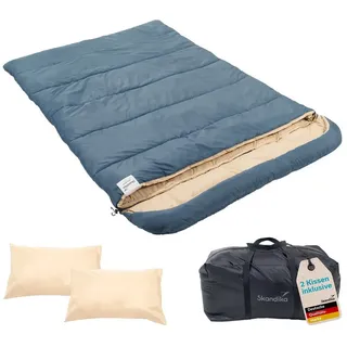 Skandika Doppelschlafsack für Erwachsene - Oppdal 230 - 3 Jahreszeiten - 230×160cm