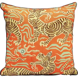 Kare Tiger Love Kissen 45 x 45 cm Rot