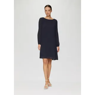 S.Oliver Relaxed Fit mit Plissee, Marine, 34