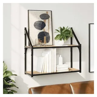 vidaXL Wandregal 60 x 21 x 51 cm Braun