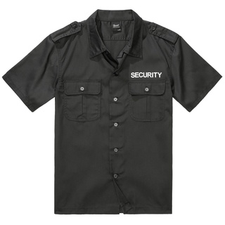 Brandit Security US Shirt Short Sleeve schwarz, Größe 3XL