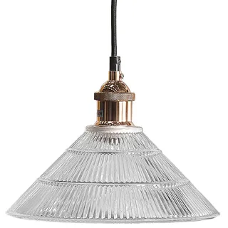 Beliani Curone 1-flg. E27 25 cm Transparent/Gold