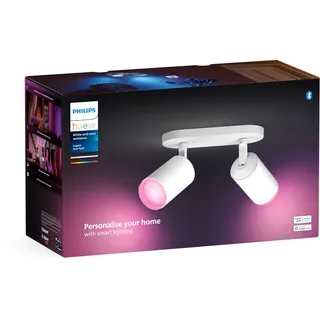 Philips 2er Spot Fugato 8,4W RGB weiß
