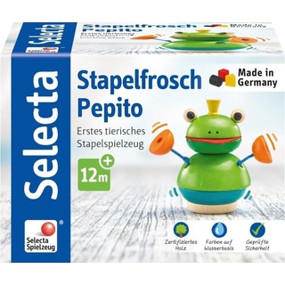 Selecta Spielzeug Stapelfrosch Pepito 10cm ** (Deutsch, Französisch, Italienisch, Englisch)