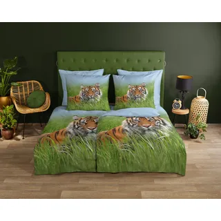 Muller Textil Silencet Tiger Mehrfarbig 155 x 220 cm + 2 x 80 x 80 cm