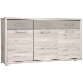 Newroom Highboard Sandeiche 172 cm, Highboard Sandeiche Modern Kommode Sideboard Wohnzimmer beige