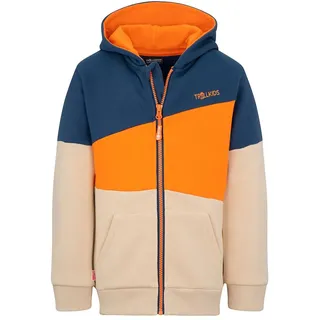 Trollkids Alesund Full Zip Sweatshirt Orange 152 cm Junge
