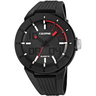 Calypso Uhr Für Herren K5629/2 Street Style Multi Silikon Case SchwarzSilikon Band