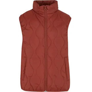 URBAN CLASSICS Super Light Bubble Weste Dark Rust 3XL