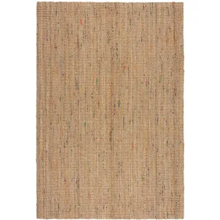 KADIMA DESIGN Jute Teppich handgewebt strapazierfähig naturfaser | 200x290cm