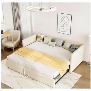 luxuskollektion Schlafcouch Beige 2-Sitzer