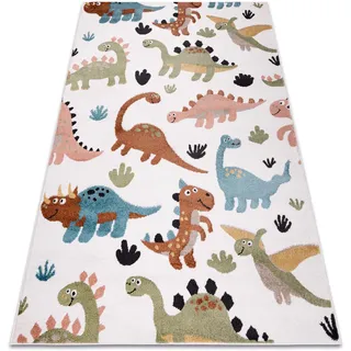 RugsX Fun Kinderteppich 80 x 150 cm Creme