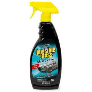 Invisible Glass 92164 Glasreiniger | Kontrolliertes Spray überzieht Autoglas gleichmäßig, schneidet Straßenfilm und Dunst, wischt streifenfrei. Ammoniakfrei und