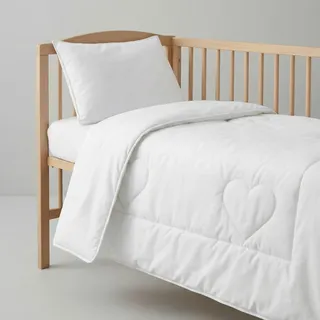 Baby Comfort Gesteppte Luxus-Bettdecke und Kissen, 2-teiliges Set für Bettchen oder Kinderwagen (12 Monate+)