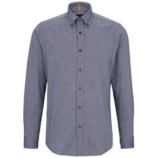 BOSS ORANGE Langarmhemd Regular-Fit Hemd aus Oxford-Baumwolle blau XXLAdlmaier GmbH