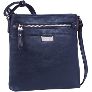 Umhängetasche GABOR "INA" Gr. B/H/T: 23 cm x 22 cm x 3 cm, blau Damen Taschen Handtaschen mit vielen Fächern und Täschchen