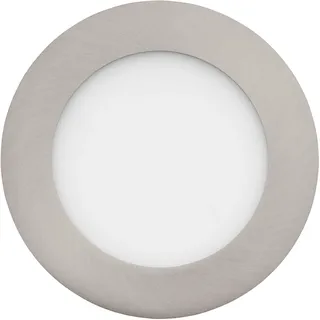 EGLO LED Einbauleuchte Fueva-Z Ø 11,7 cm Nickelfarben Matt