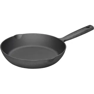 Fiskars Folken Gusseisen-Bratpfanne, 22 cm, Unbeschichtet | Pfanne für alle Herdarten, Grill und offenes Feuer, 1075701
