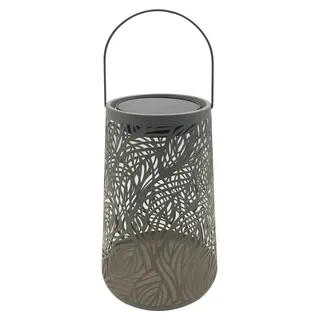 Dehner Laterne Kunststoff, Metall Ø20 x H32 cm Solar grün