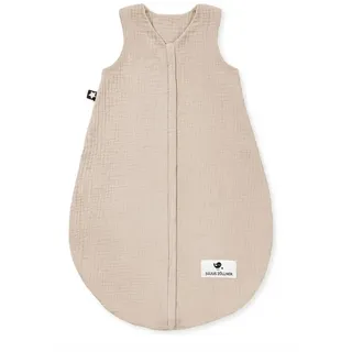 Julius Zöllner Babyschlafsack Schlafsack Sommerschlafsack Musselin sand 50/56 (1 tlg), Schlafsack Babyschlafsack