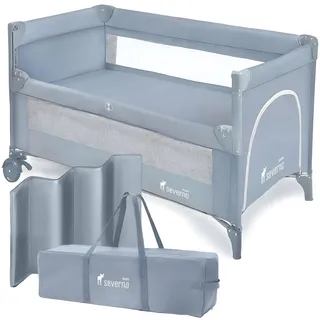 Kinderreisebett Close To Mommy faltbare Babytragetasche grau - Grau
