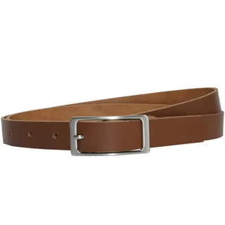 COLOGNEBELT Ledergürtel Hüftgürtel, Damengürtel, Taillengürtel, MADE IN GERMANY - A1-SL 100 % echtes Leder, schmal, kürzbar, verschiedene Farben erhältlich braun 115