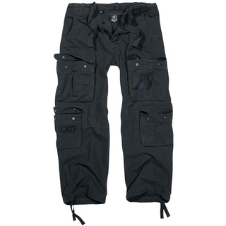 Brandit Cargohose - Pure Vintage Trousers - XL bis 7XL - für Männer - Größe 7XL - schwarz - 7XL