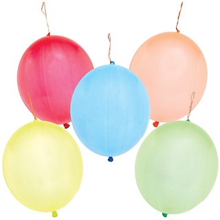Punch Luftballons Regenbogenfarben (10 Stück) Mitgebsel