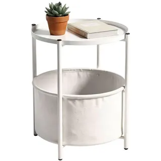 Coemo Couchtisch rund Nina aus Metall 45x48x45 cm, CE, Wohnzimmer, Wohnzimmertische, Couchtische