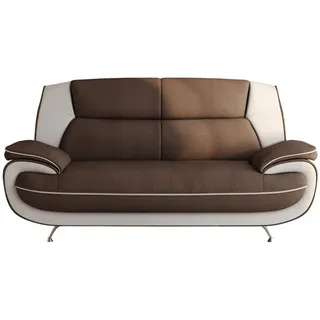 kaiser möbel Couch Stoff 2-Sitzer Braun