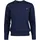 CLASSIC COTTON C-NECK Strickpullover Rundhals Baumwolle Jeansblau Melange XL