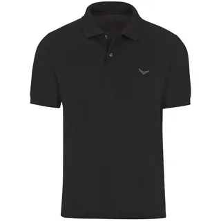 TRIGEMA Poloshirt schwarz S