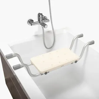 InnovaGoods 2-in-1 Duschhocker Rutschfester Duschstuhl für ältere Menschen weiß