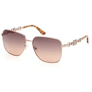 Guess Marciano Gm00004 Damen-sonnenbrille - Shiny Rose Gold / Gradient Brown - One Size