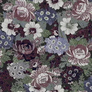 Laura Ashley Honnington Peonies Vliestapete Lila, 10mx52cm - Laura Ashley