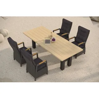 Hartman Garten-Essgruppe Lunar grau