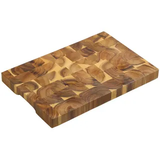 KESPER Tranchierbrett Akazie 1-St 36 x 24 x 3 cm Beige