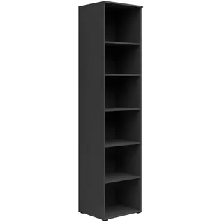 milino Bücherregal 45 x 195 x 40 cm Anthrazit