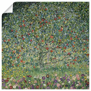 Wandbild ARTLAND "Apfelbaum I. 1912" Bilder Gr. B/H: 100 cm x 100 cm, Poster Bäume, 1 St., grün Kunstdrucke als Alubild, Outdoorbild, Leinwandbild, Poster, Wandaufkleber