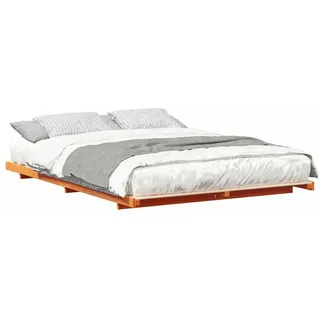vidaXL Bodenbettgestell 140 x 220 cm Braun