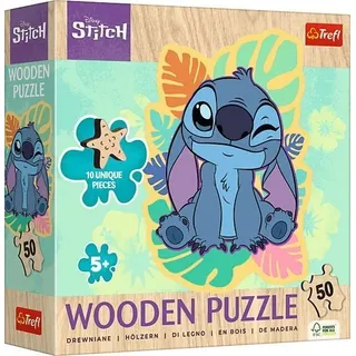 Trefl Holz Puzzle Junior 50 – Lilo + Stitch