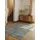Viskose Flauschiger Wohnzimmerteppich Handmacht Einfarbiges Design Handgewebt dezenter Kurzflor für Flur Hellblau 80x150 cm